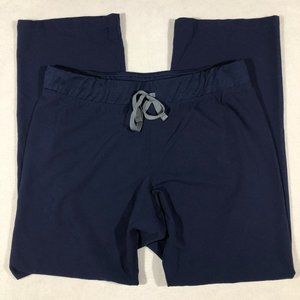 FIGS Womens Large Livingston Basic Scrub Navy Blue Technical Collection